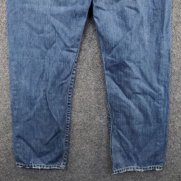 American Eagle Mens Made to Last Jeans Blue 30x30 Relaxed Straight Leg Denim - Picture 8 of 12